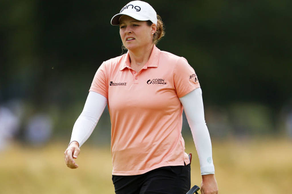 Ally Ewing in action at Walton Heath